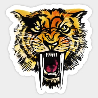 Saber-Tooth Tiger Sticker